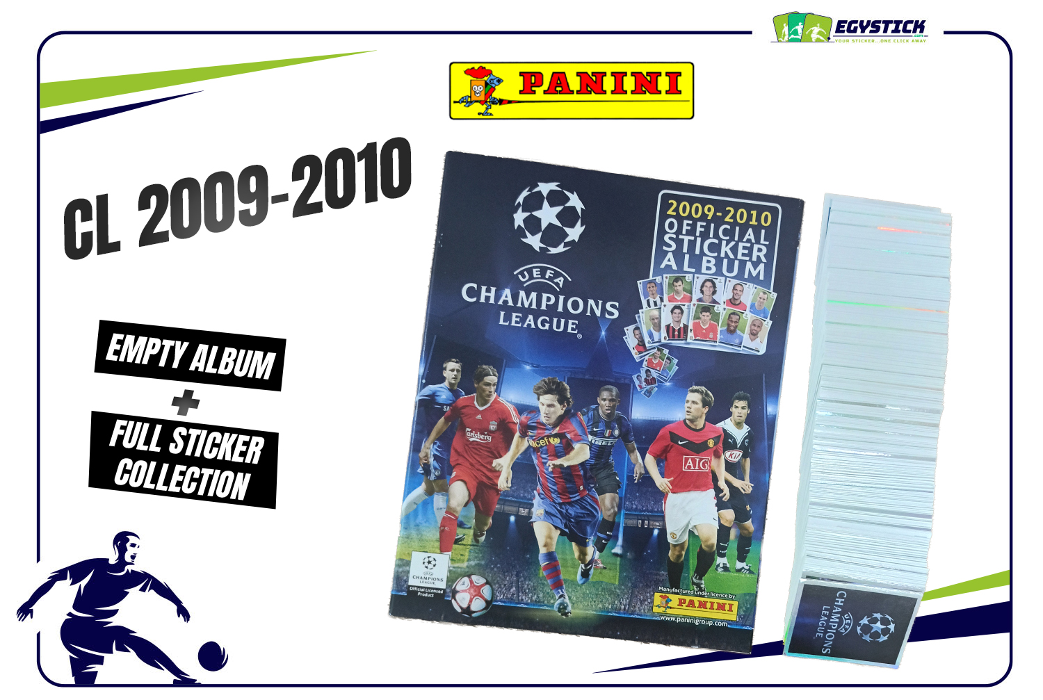 PANINI CHAMIONS LEAGUE 2009-2010 COMPLETE COLLECTION