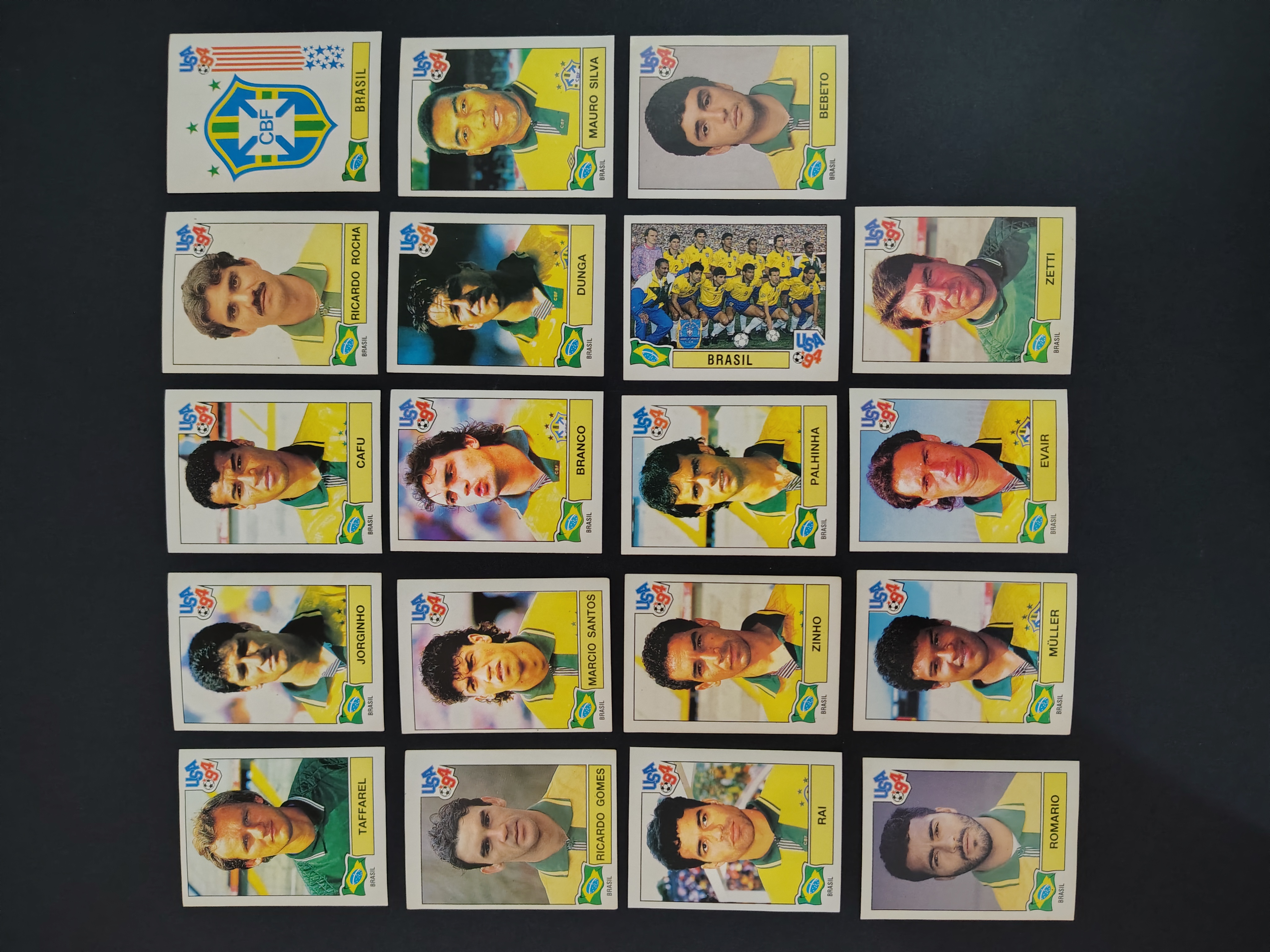 WORLD CUP USA 94 - COMPLETE STICKERS SET BRAZIL ED. "ABRIL PANINI"