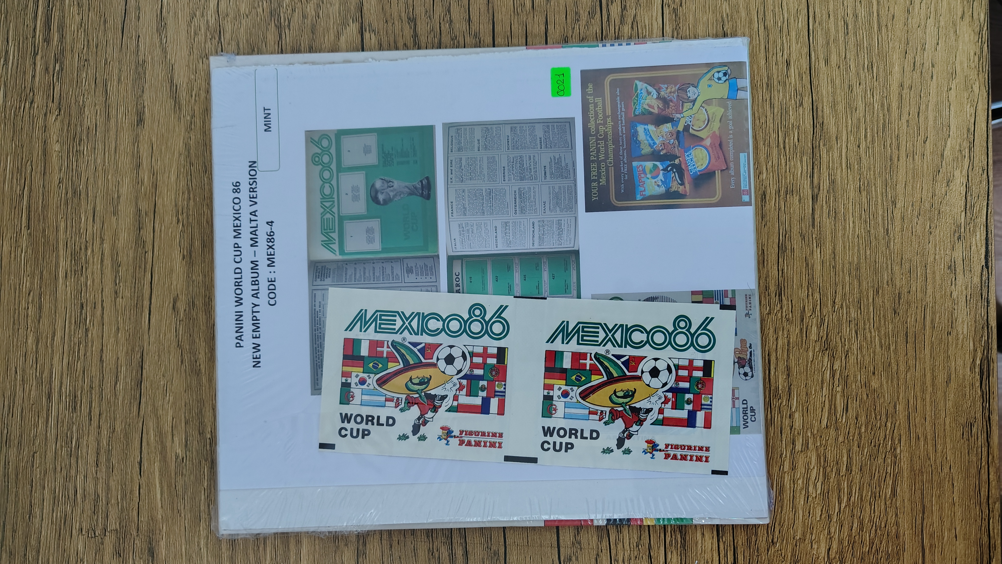 WORLD CUP MEXICO 86 - EMPTY ALBUM MALTA VERSION
