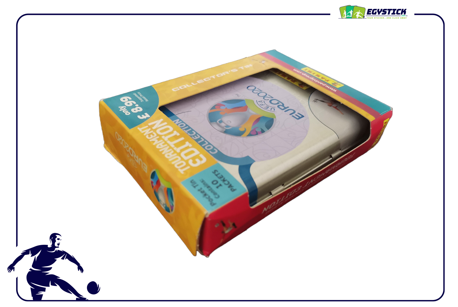 PANINI EURO 2020 Collector's Tin - INTERNATIONAL EDITION(ORANGE)