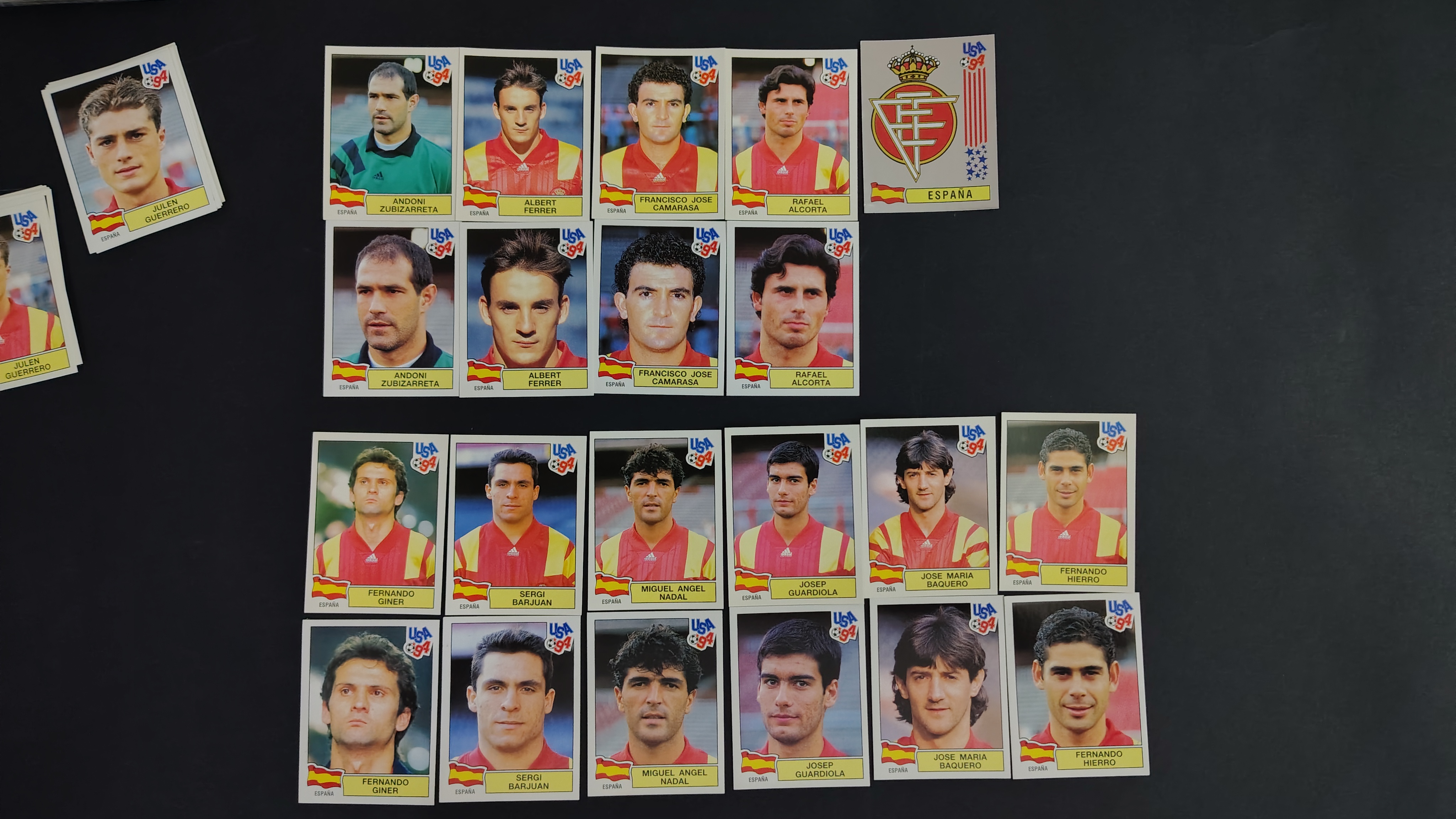 WORLD CUP USA 94 - COMPLETE STICKERS SET UK ED.