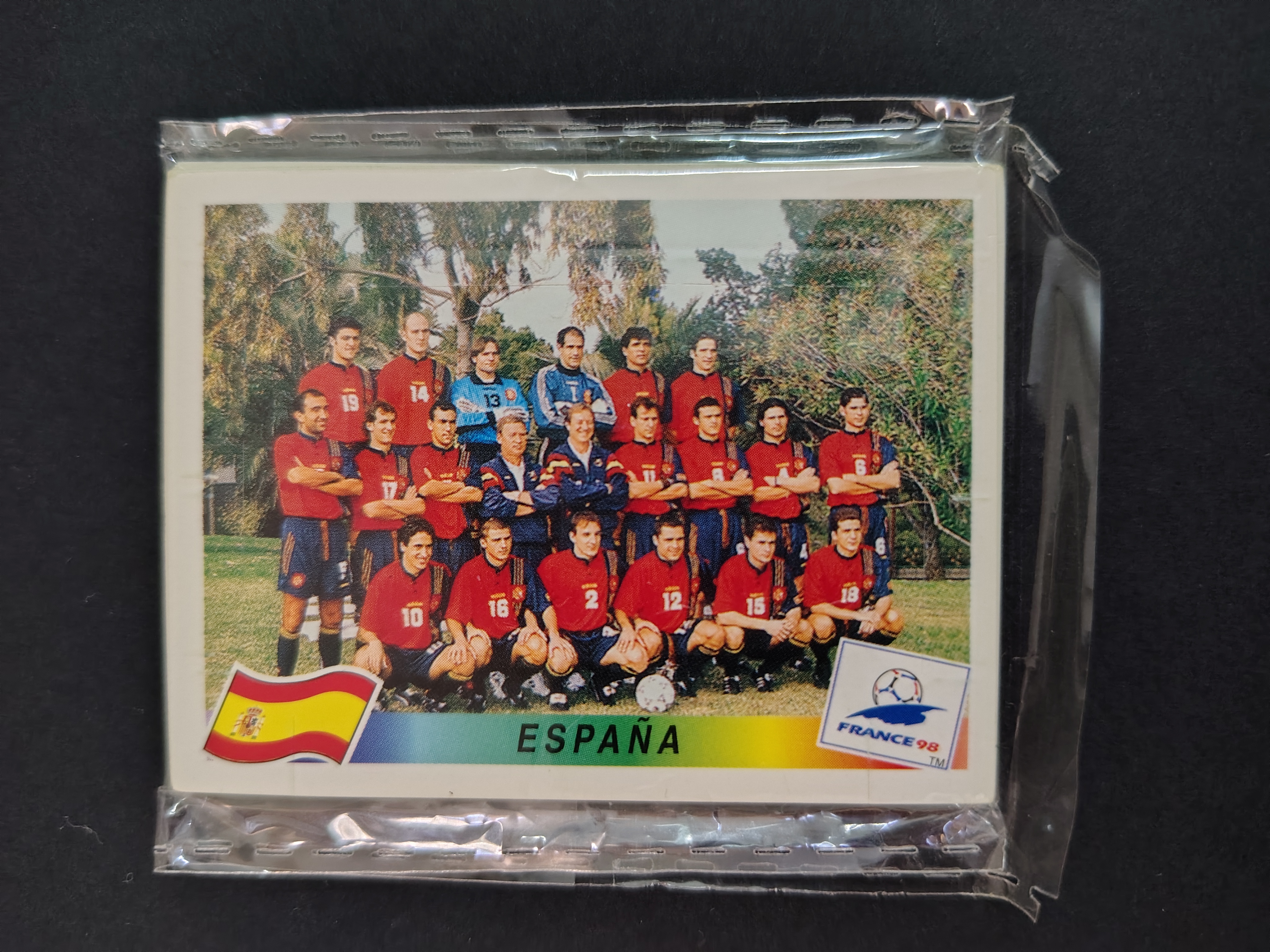 WORLD CUP FRANCE 98 - SPAIN TEAM POP UP VERSION COMPLETE SET