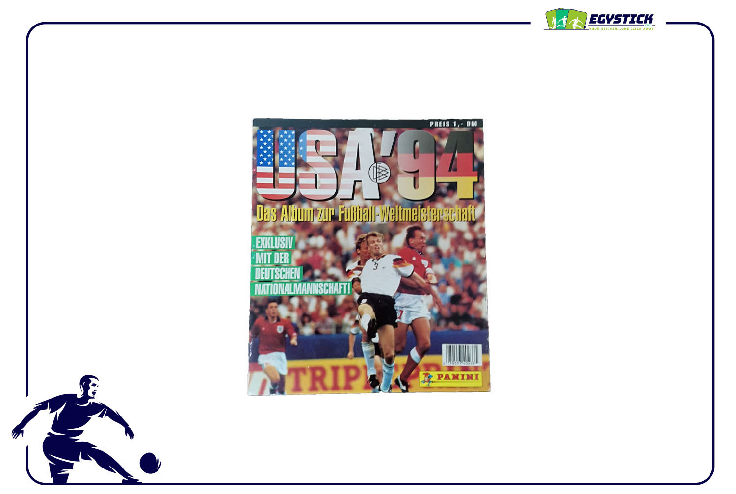 PANINI WORLD CUP USA 1994 - NEW EMPTY ALBUM - GERMAN VERSION