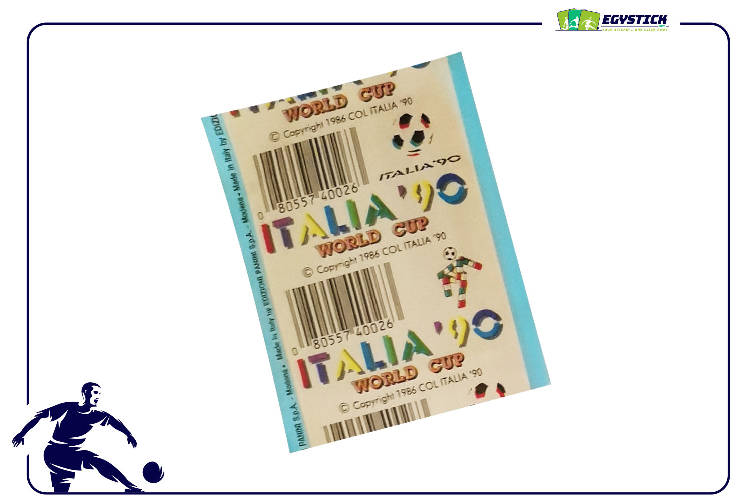 PANINI WORLD CUP ITALY 90  - SEALED PACKET "VERTICAL BACK"