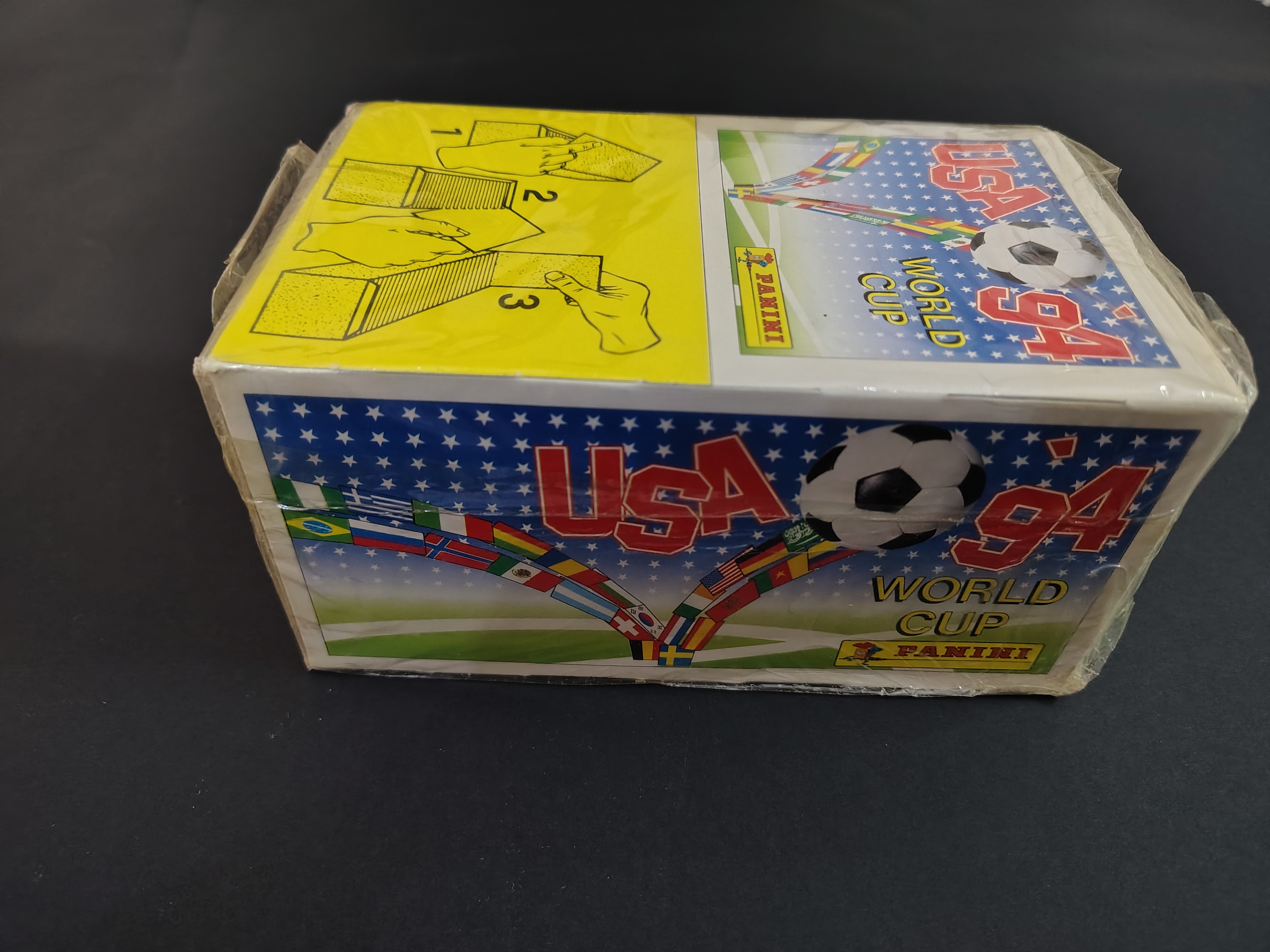WORLD CUP USA 94 -FACTORY SEALED BOX 100 PACKETS EUROPE ED.